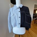 Missguided  cropped color block jacket in a size 8 Photo 7