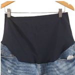 Time and Tru Women’s Maternity Bermuda Shorts with Full Panel Size 2XL Denim Blue Photo 4