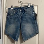 BLANK NYC NWT the Tomboy Raw Hem Denim Bermuda Shorts Photo 1