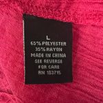 Zac & Rachel Womens Top Large Gauzy Lightweight Career Office Workwear Casual Pink Photo 6