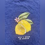 Aeropostale  BLUE LEMON TEE SHIRT TOP WOMENS SIZE M Photo 1