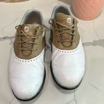 FootJoy  tan/white saddle golf shoes Photo 0