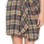 Ellen Tracy , Black Tweed Plaid Sleeveless Mini Dress, Women’s Size Large Photo 0