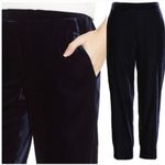 J.Crew velvet black high rise pull on pants size 2 Photo 9
