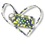Vera Bradley  Lanyard ID Badge Holder Lucky You Card Case Floral Travel Wallet Photo 8
