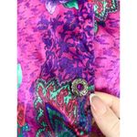 Victoria's Secret Vintage  Gold Label Jewel Tone Satin Sleep Shirt Dress M/L Photo 4