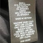 EXPRESS  Black Ruched Sleeve Cropped Blazer Suit Jacket Size 6 Small Photo 5