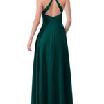 Azazie Bree Pine Green Bridesmaids Dress Photo 1