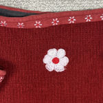 Laundromat Wool Heavy Sweater Jacket Womens Small Zip Fleece Lined Winter Red Photo 8