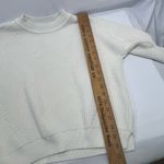 LILLA P CABLE KNIT CHUNKY CROPPED SWEATER SM IVORY CREAM NEW Photo 7