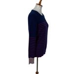 White Warren Sweater Small Navy 100 Cashmere Crewneck Luxe Classic Blue Photo 1