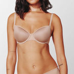 Thirdlove  Cream 24/7 Classic T‎ Shirt Bra Photo 0