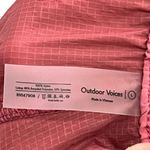 Outdoor Voices Windbreaker Cargo Pants Ripstop Adjustable Cuff Red Women’s L Photo 8