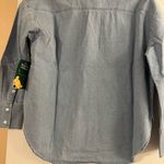 Disney  parks Light Blue Denim vintage style denim button up size small Photo 2