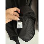 Vix Paula Hermanny  Women's Small Juliana Short Mini Cover Up Black Shirt Swim Photo 11