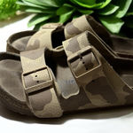 Birkenstock  Arizona Soft Footbed Birko-Flor  Camel Tan Camouflage 37‎ 6–6.5 Photo 0