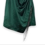 Guess - Lizz Ruched Rhinestone-Fringe Dress In Midnight Clover - XS Photo 4