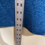 Sundance NWT  Sweater Women Blue Knit Pullover VNeck LongSleeve Flutter Preppy XS Photo 5