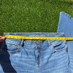 American Eagle Outfitters Next Level Stretch Dark Blue Flare Jeans Size 16 Photo 5
