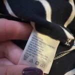 Nautica  Navy and White Cotton Striped Skirt Photo 5