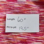 Spense Pink Sleeveless Maxi Dress Size Large Pink and Orange Space Dye Dress Photo 10