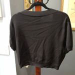90s Vintage JohnPaulRichard Black Bolero Tie Crop Top Cardigan 1X Photo 1