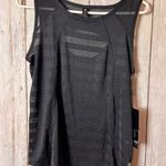 90 Degree By Reflex Black Athletic Sporty Sleeveless Open Back Top Sz S Photo 0