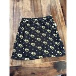 Vans NWT  Women's Black Floral Print Folklore Midi Skirt Size Medium Photo 1