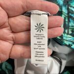 Athleta Green Tropical Palm Tree Print & Black Mesh Capri Leggings Photo 7