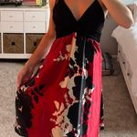 Intrigue Floral Silk Dress Photo 3