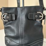 Coach  Soft Black Leather SoHo Crossbody Shoulder Bag Handbag Purse Photo 1