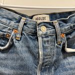 AGOLDE  Parker Vintage Cutoff Denim Shorts in Clutch Blue Size 24 Photo 2
