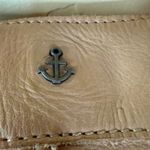 HARBOUR 2nd Franko Tote Leather Convertible Backpack Bag Tan Gold Hardware Photo 8