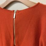 Michael Kors  Bold Orange half zip top pullover Sweater size‎ small Photo 4