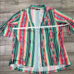 Crazy Train  Vibrant Knit Cardigan Photo 2