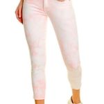 Lucky Brand  pink tye die ava mid rise crop jeans size 2/26 Photo 2