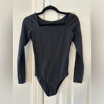 Everlane The Long-Sleeve Supima® Square-Neck Bodysuit Photo 2