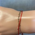 NWT Picky Pica Silver Bracelet with combination of Hearts and Red String Photo 10