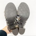 Vionic  Perk Sami Leather Caged Heeled Sandals: Black Boa Snakeskin Photo 9