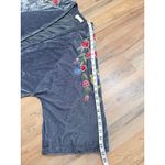 Michael Kors NWT Michael Velvet Embroidered Kimono Jacket S/M Hummingbirds Flora Photo 7