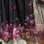 💖 Fairycore Whimsygoth Fantasy! Black Tulle Maxi Skirt Size L Photo 1