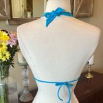 Aeropostale Yellow and White Striped Bikini Top Photo 6