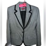Merona NWT grey and black blazer women’s size 8 Photo 0