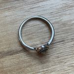 Dainty Pear Gemstone Ring Sterling Silver Minimalist Boho Chic Y2K Early 2000s Photo 6