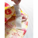 Old Navy Tropical Floral Tie Strap Linen Blend Cami Top Womens Size M Smocked Photo 3