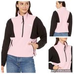 The North Face  NWT TKA Attitude 1/4 zip pullover fleece pink/blk sz L 23” p2p Photo 3