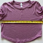Lululemon athletica Hold Tight Cropped T-Shirt Velvet Dusk -Size 8 Photo 6
