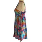 Adrienne Multicolor Snakeskin Tiered Mini Dress Size Small NWT Bright Cute Fun Photo 7