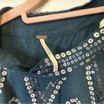 Free People glitter city tie neck tank top size small Photo 3