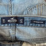 Hollister Women’s  low rise ripped cropped boyfriend jeans size 27 Photo 8